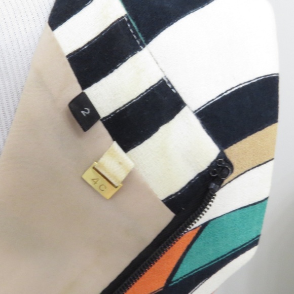 4c Collective Anthropologie Women’s Print Dress - Picture 6 of 8